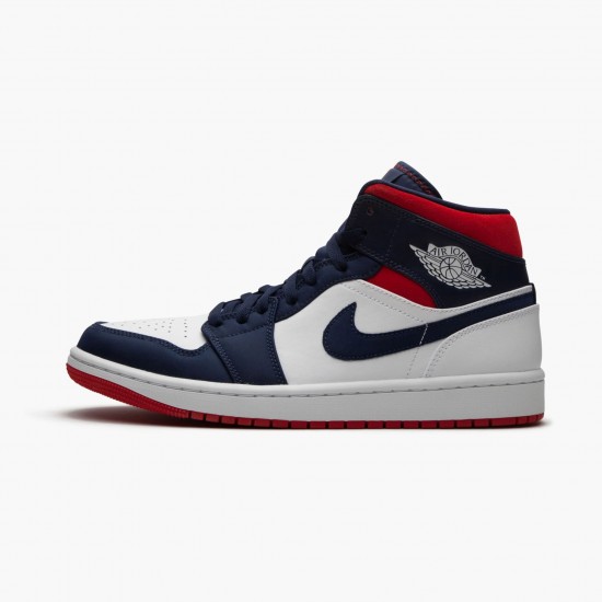 Nike Air Jordan 1 Mid SE USA AJ Shoes