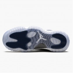 Nike Air Jordan 11 Low Navy Snakeskin AJ Shoes