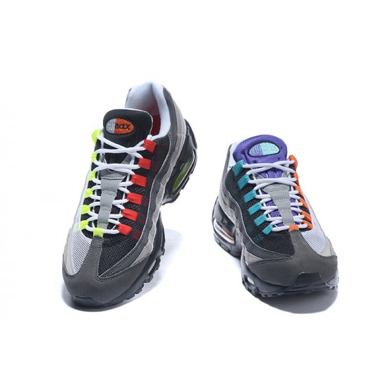 Nike Air Max 95 OG QS (W/M) Blacksafety Orangevolt Shoes 810374-078