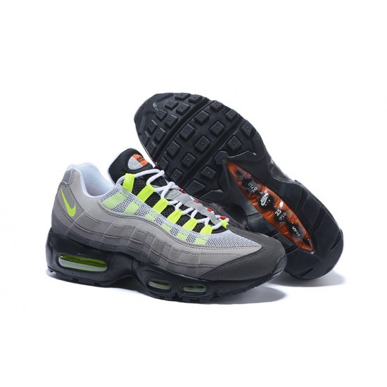 Nike Air Max 95 OG QS (W/M) Blacksafety Orangevolt Shoes 810374-078