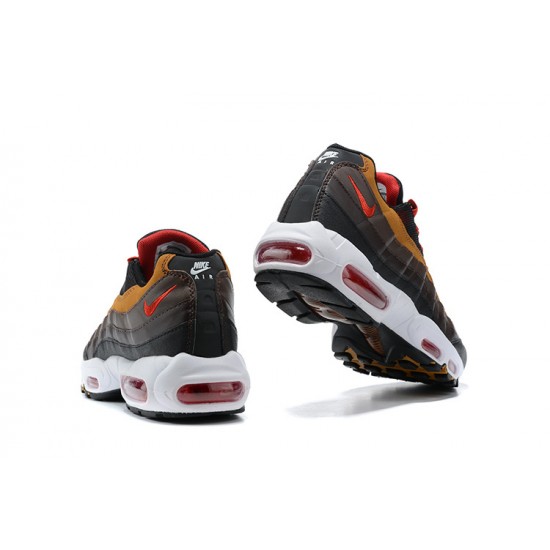 Nike Air Max 95 TT (M) Grey Red and Brown Shoes 