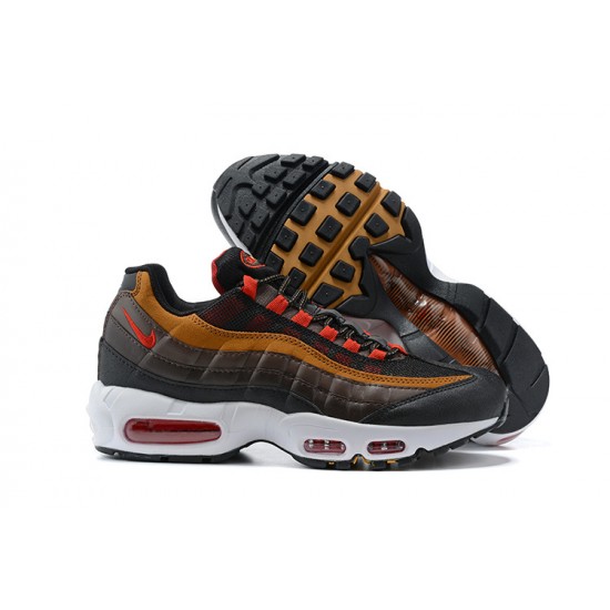 Nike Air Max 95 TT (M) Grey Red and Brown Shoes 