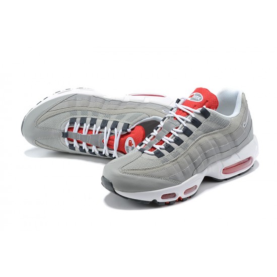 Nike Air Max 95 TT (M) Grey White and Red Shoes 