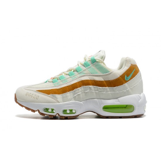 Nike Air Max 95 TT (M) White  Green Brown Shoes CZ0154-100 