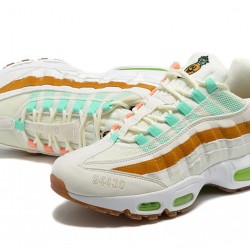 Nike Air Max 95 TT (M) White  Green Brown Shoes CZ0154-100 