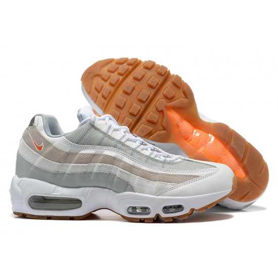 Nike Air Max 95 TT (M) White Grey and Orange Shoes DM0011-100 