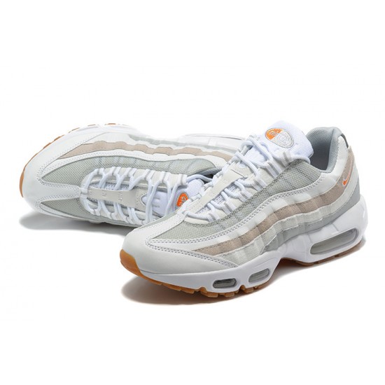 Nike Air Max 95 TT (M) White Grey and Orange Shoes DM0011-100 