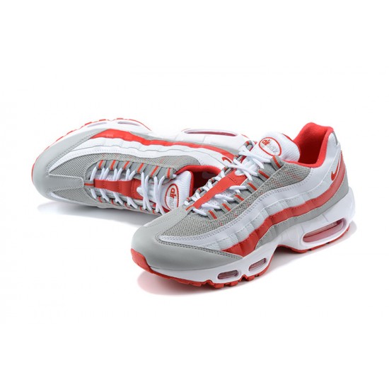 Nike Air Max 95 TT (M) White Red and Grey Shoes