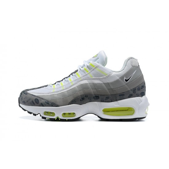 Nike Air Max 95 TT (M) White and Grey Shoes