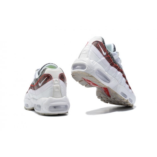 Nike Air Max 95 TT (M) White and Red Shoes