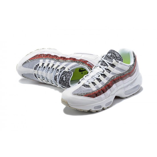 Nike Air Max 95 TT (M) White and Red Shoes