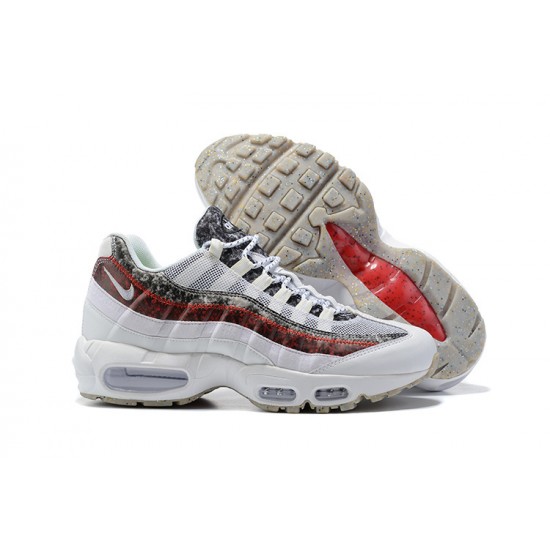 Nike Air Max 95 TT (M) White and Red Shoes