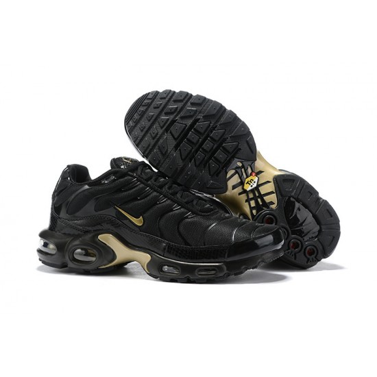 Nike Air Max Plus Tn (M) Black Gold 852630-001 Shoes