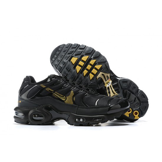 Nike Air Max Plus Tn (M) Black Gold Shoes