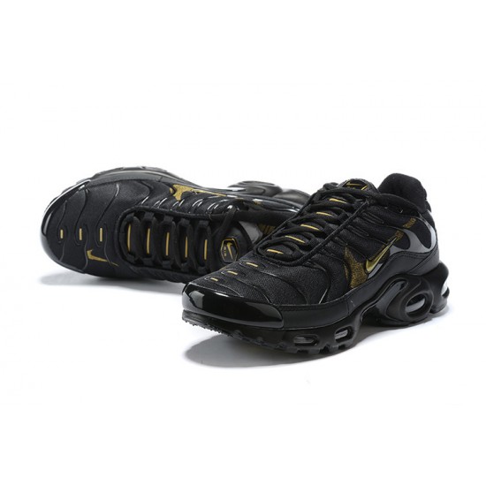 Nike Air Max Plus Tn (M) Black Gold Shoes