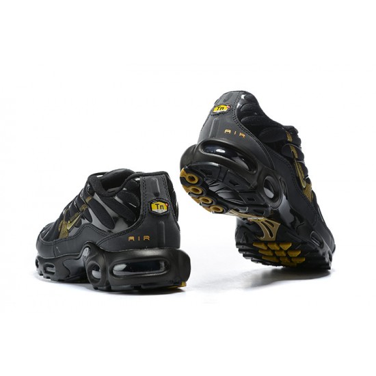 Nike Air Max Plus Tn (M) Black Gold Shoes