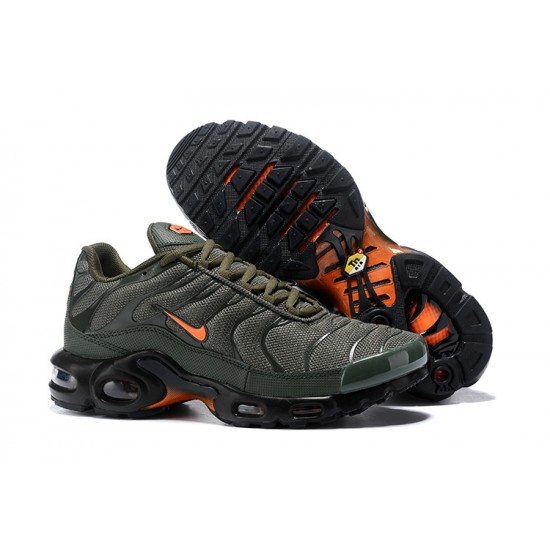 Nike Air Max Plus Tn (M) Green Orange Shoes