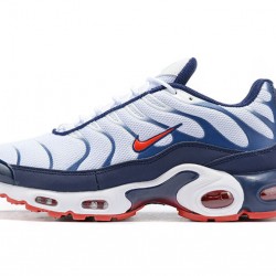 Nike Air Max Plus Tn (M) QS White Blue and Red Shoes