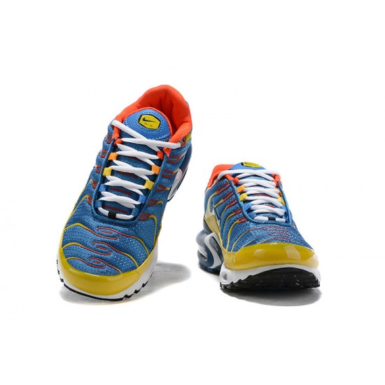 Nike Air Max Plus Tn (M) SE CJ9987-600 Blue Yellow Shoes