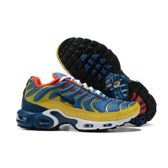 Nike Air Max Plus Tn (M) SE CJ9987-600 Blue Yellow Shoes