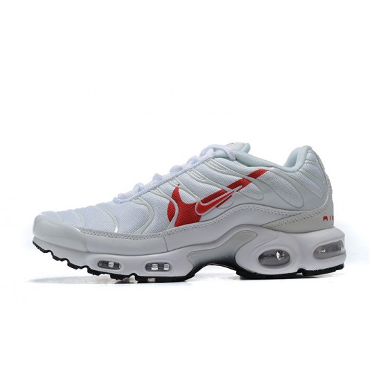 Nike Air Max Plus Tn (M) White Red CU3454-100 Shoes