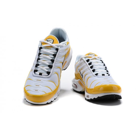 Nike Air Max Plus Tn (M) White Yellow CD7061-700 Shoes