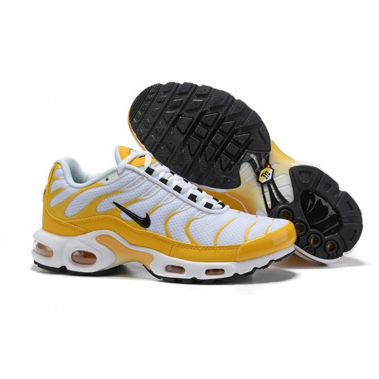 Nike Air Max Plus Tn (M) White Yellow CD7061-700 Shoes