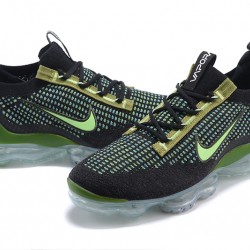 Nike Air VaporMax 2021 Flyknit (W/M) Black Green DQ7640-001 Shoes