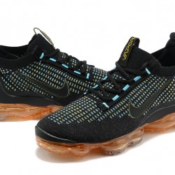 Nike Air VaporMax 2021 Flyknit (W/M) Black Orange Shoes