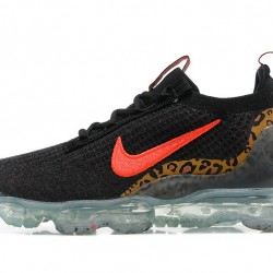 Nike Air VaporMax 2021 Flyknit (W/M) Black Red Shoes