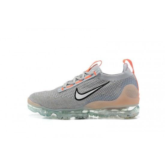 Nike Air VaporMax 2021 Flyknit (W/M) Grey Orange DH4084-002  Shoes