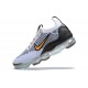 Nike Air VaporMax 2021 Flyknit (W/M) White Yellow and Black Shoes