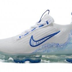 Nike Air VaporMax 2021 Flyknit (W/M) White and Blue Shoes