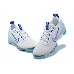 Nike Air VaporMax 2021 Flyknit (W/M) White and Blue Shoes