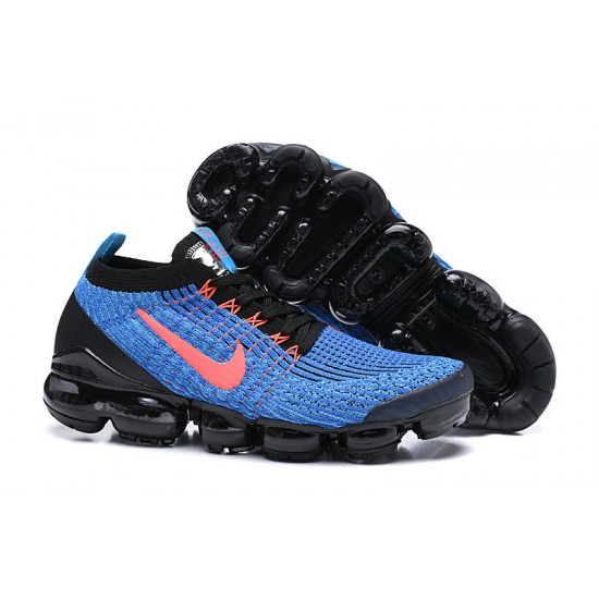 Nike Air VaporMax Flyknit 3 (W/M) Black Blue Shoes AJ6900-015