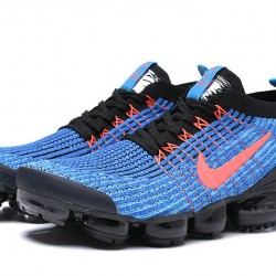 Nike Air VaporMax Flyknit 3 (W/M) Black Blue Shoes AJ6900-015