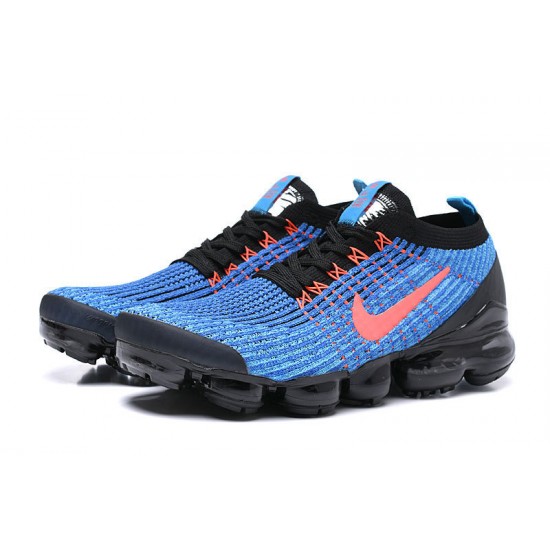 Nike Air VaporMax Flyknit 3 (W/M) Black Blue Shoes AJ6900-015