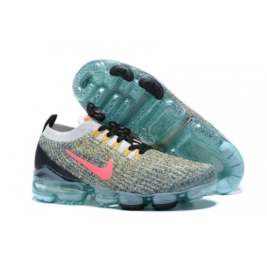 Nike Air VaporMax Flyknit 3 (W/M) Black Green Shoes AJ6910-104