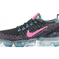 Nike Air VaporMax Flyknit 3 (W/M) Black Pink Shoes AJ5910-101