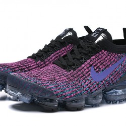 Nike Air VaporMax Flyknit 3 (W/M) Black Purple Shoes AJ6900-009