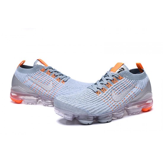 Nike Air VaporMax Flyknit 3 (W/M) Grey Orange Shoes AJ6900-003