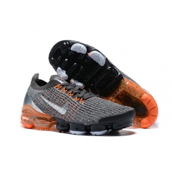 Nike Air VaporMax Flyknit 3 (W/M) Grey Orange Shoes AJ6900-024