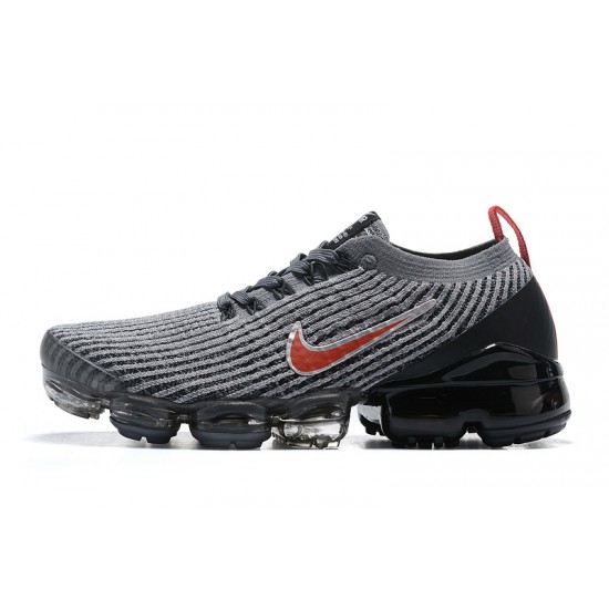 Nike Air VaporMax Flyknit 3 (W/M) Grey Red Shoes AJ6900-012