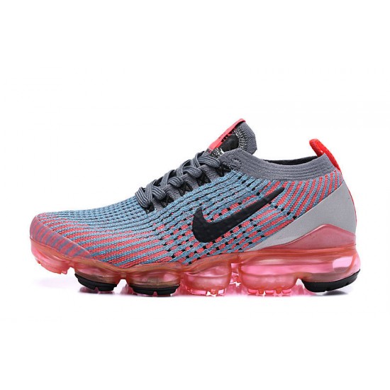 Nike Air VaporMax Flyknit 3 (W/M) Grey Red Shoes AJ6900-601