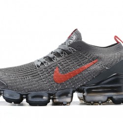 Nike Air VaporMax Flyknit 3 (W/M) Grey Red Shoes CT1270-001