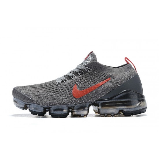 Nike Air VaporMax Flyknit 3 (W/M) Grey Red Shoes CT1270-001