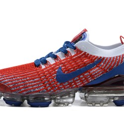 Nike Air VaporMax Flyknit 3 (W/M) Red Blue Shoes CW5585-100