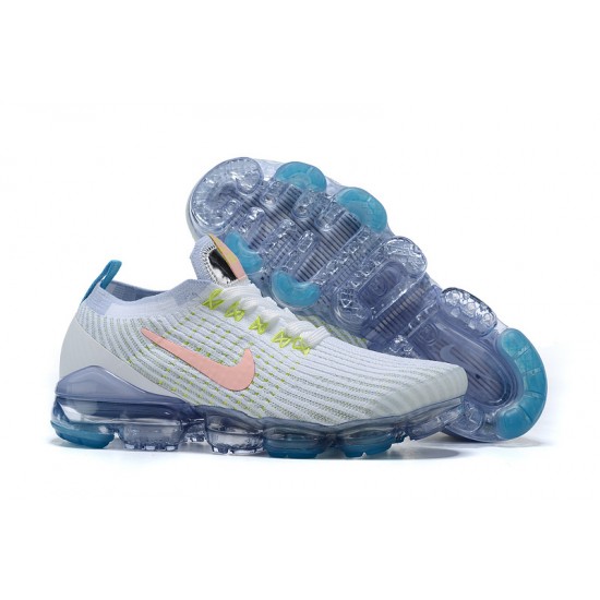 Nike Air VaporMax Flyknit 3 (W/M) White Blue Shoes AJ6900-003