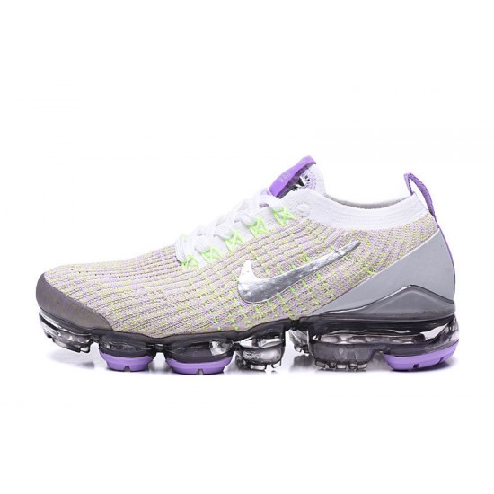 Nike Air VaporMax Flyknit 3 (W/M) White Purple Shoes AJ6900-102