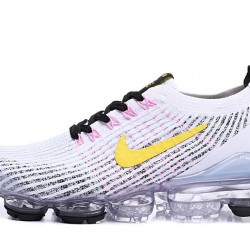 Nike Air VaporMax Flyknit 3 (W/M) White Yellow Shoes AJ6900-103